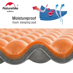 NATUREHIKE īpaši viegla, mitrumizturīga kempinga gultiņa pārgājieniem