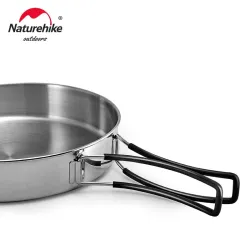 Sada ultraľahkého kempingového riadu NATUREHIKE - kanvica, hrniec a miska