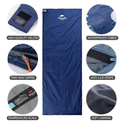 NATUREHIKE LW180 Ultralight Cotton Sleeping Bag for Comfort