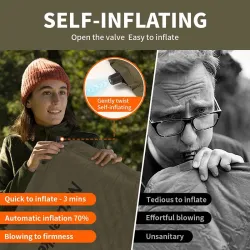 NATUREHIKE Air Mattress D01: Ultralight, Comfort & Packable for Camping