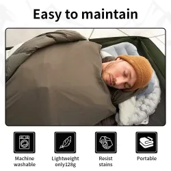 NATUREHIKE Ultralight Sleeping Bag Liner, Cozy & Portable