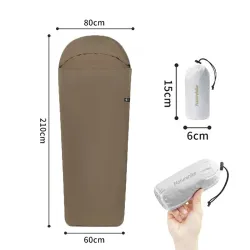 NATUREHIKE Ultralight Sleeping Bag Liner, Cozy & Portable