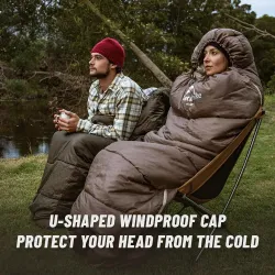 NATUREHIKE Ultralight Cotton Sleeping Bag - Warm & Waterproof