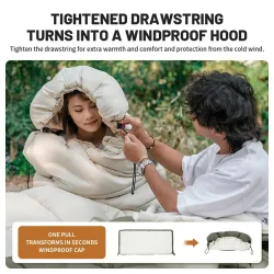 NATUREHIKE LD Sleeping Bag: Ultra-Light & 2-in-1 Comfort