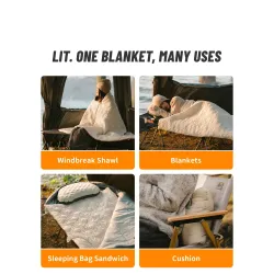 NATUREHIKE Heated Blanket -  Warm & Cozy for Camping, Hiking