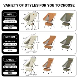 NATUREHIKE Ultralight Foldable Chair for Hiking & Travel