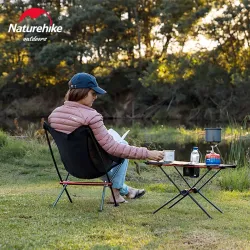 Ultralehká kempingová židle NATUREHIKE pro cestování a pohodlí