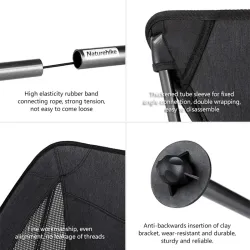 NATUREHIKE Star Moon Chair: Ultralätt och bärbar campingpall