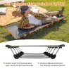 Lit de camp ultraléger Naturehike – Lit pliant portable avec cadre nano-revêtu