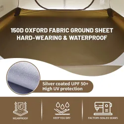Tienda de campaña NATUREHIKE Cloud River: ligera, impermeable y resistente a los rayos UV
