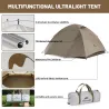 Tienda de campaña NATUREHIKE Cloud River: ligera, impermeable y resistente a los rayos UV