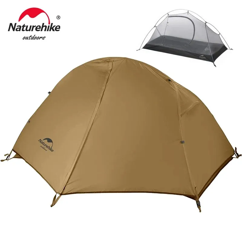 Сверхлегкая одноместная палатка NATUREHIKE, идеальная для пешего туризма и путешествий