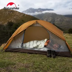 Сверхлегкая одноместная палатка NATUREHIKE, идеальная для пешего туризма и путешествий