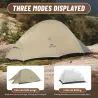 NATUREHIKE Cloud Up 1: Ultralight, Waterproof Backpacking Tent