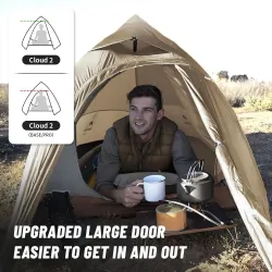 NATUREHIKE Cloud Up 1: Ultralight, Waterproof Backpacking Tent