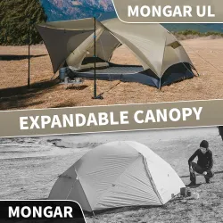 NATUREHIKE Mongar UL 2: Ultralight & Waterproof Backpacking Tent