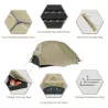 NATUREHIKE Star River UL: Tenda leve e impermeável para 2 pessoas