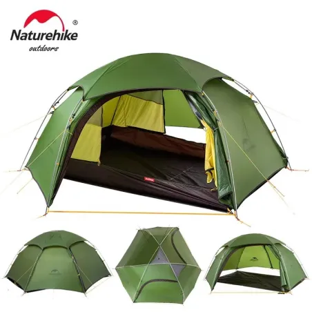 NATUREHIKE Cloud Peak: Tenda ringan untuk 2 orang untuk hiking dan berkemah