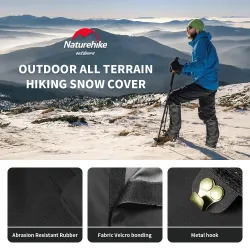 NATUREHIKE Gamaše - Vodootporne i vjetrootporne za zaštitu od vjetra za planinarenje i više