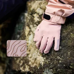 Vyhřívané rukavice s dotykovou obrazovkou NATUREHIKE na zimu