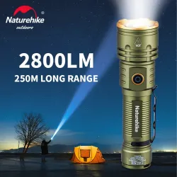 NATUREHIKE Ultra jasná LED kempingová svítilna - dobíjecí a vodotěsná