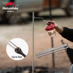 Skládací stojan na lucernu NATUREHIKE pro kempování