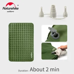 NATUREHIKE 电动气泵：露营和旅行的快速充气工具