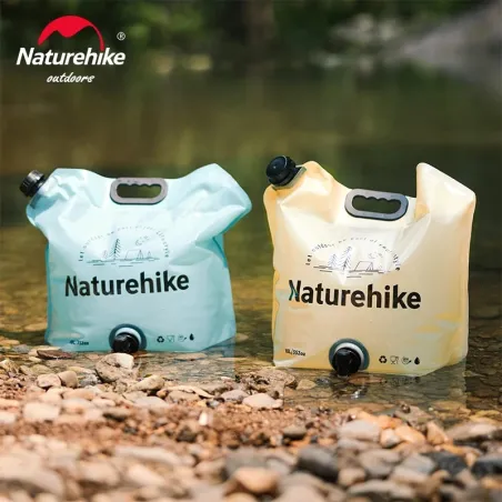 Складная сумка для воды NATUREHIKE 10 л — портативная и герметичная