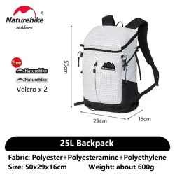 NATUREHIKE Helium: сверхлегкий походный рюкзак объемом 25 л для приключений