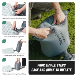 NATUREHIKE Inflatable Camp Air Mat: Comfort & Versatility