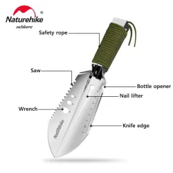 NATUREHIKE: Multifunctional Shovel for Camping & Survival